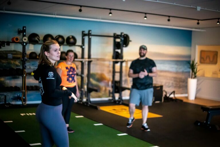 vrouwelijke personal trainer